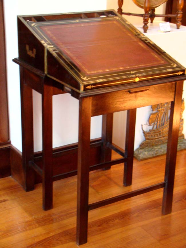 A Fabulous English Brass Mounted Rosewood combination Writing Box and Dressing Box circa 1825 — image 11
